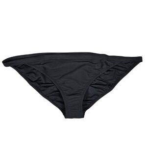 J. Crew Ribbed-trim hipster‎ full-coverage bikini bottom Black 2X NWT